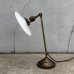 画像5: VINTAGE ANTIQUE FARIES DESKLAMP STANDLIGHT ヴィンテージ アンティーク フェアリーズ デスクライト スタンドライト 卓上照明 / コレクタル テーブルランプ ブラス ミルクガラスシェード 真鍮 E26 店舗什器 アメリカ  (5)