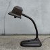 画像5: VINTAGE ANTIQUE DESKLAMP ヴィンテージ アンティーク デスクランプ スタンドライト 卓上ライト テーブルランプ 照明 / グースネック アイアン 鉄 店舗什器 アメリカ (5)
