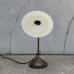 画像2: VINTAGE ANTIQUE FARIES DESKLAMP STANDLIGHT ヴィンテージ アンティーク フェアリーズ デスクライト スタンドライト 卓上照明 / コレクタル テーブルランプ ブラス ミルクガラスシェード 真鍮 E26 店舗什器 アメリカ  (2)