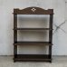画像2: ANTIQUE VINTAGE アンティーク ヴィンテージ 昭和レトロ 古道具 くさび棚 楔棚 本棚 / 木製 収納 4段 棚 家具 古家具 古民家 蔵 うぶだし (2)
