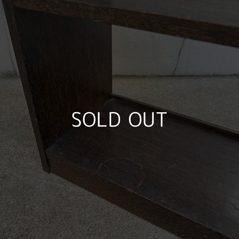 画像8: ANTIQUE VINTAGE アンティーク ヴィンテージ 昭和レトロ 古道具 くさび棚 楔棚 本棚 / 木製 収納 4段 棚 家具 古家具 古民家 蔵 うぶだし