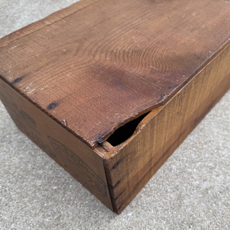 画像8: VINTAGE ANTIQUE WOOD CRATE WOODEN BOX SUNLAND ヴィンテージ アンティーク ウッドボックス 木箱 / コレクタブル 収納 ケース アドバタイジング 店舗什器 アメリカ 