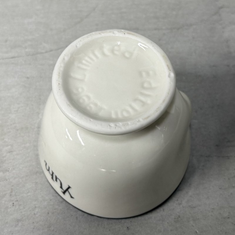 画像6: VINTAGE ANTIQUE BAILEYS SUGAR POT ヴィンテージ アンティーク ベイリーズ フェイスカップ シュガーポット / コレクタブル オブジェ ティーカップ マグカップ ノベルティ 1996年限定 陶器 食器 雑貨 A