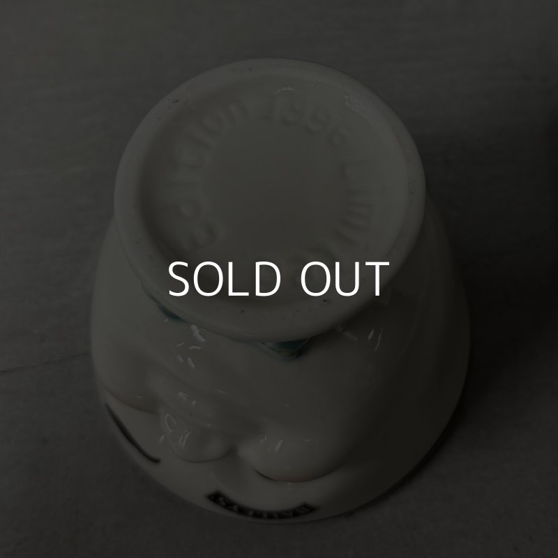 画像6: VINTAGE ANTIQUE BAILEYS SUGAR POT ヴィンテージ アンティーク ベイリーズ フェイスカップ シュガーポット / コレクタブル オブジェ ティーカップ マグカップ ノベルティ 1996年限定 陶器 食器 雑貨 B