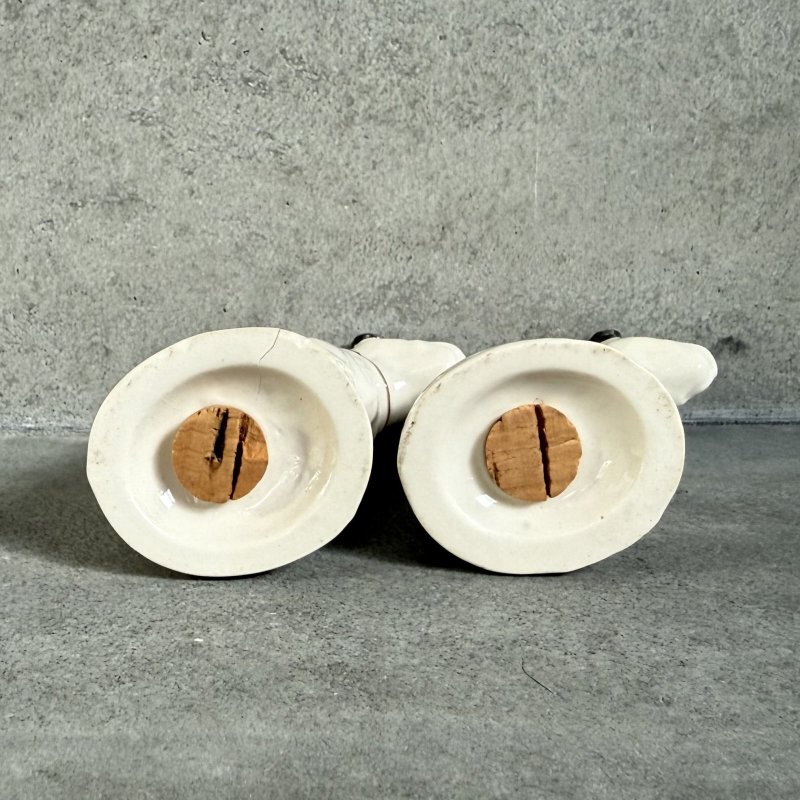 画像7: VINTAGE ANTIQUE VICTOR NIPPER DOG SALT AND PEPPER SHAKERS ヴィンテージ アンティーク ビクター ニッパー犬 ソルト＆ペッパー 塩胡椒入れ オブジェ / 陶器 コレクタブル 置物 雑貨 アメリカ