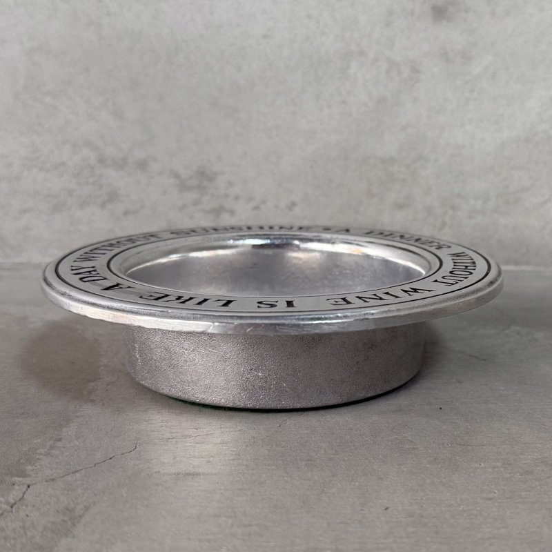 画像6: VINTAGE ANTIQUE AMERICAN INSPIRATIONSE WINE BOTTLE COASTER ヴィンテージ アンティーク トレー プレート ワインボトルコースター / インテリア ピューター 小物入れ 雑貨 店舗什器 アメリカ