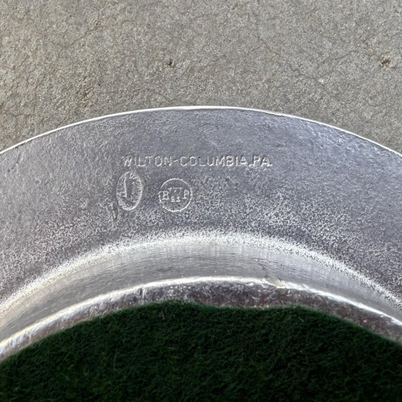 画像7: VINTAGE ANTIQUE WILTON COLUMBIA WINE BOTTLE COASTER ヴィンテージ アンティーク  ウィルトン トレー プレート ワインボトルコースター / インテリア ピューター 小物入れ 雑貨 店舗什器 アメリカ