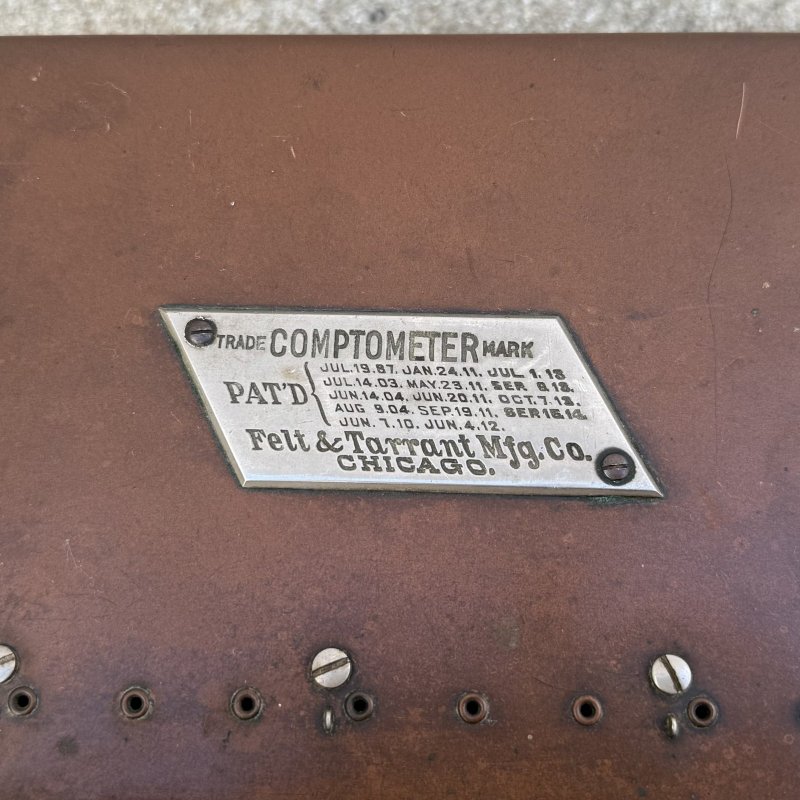 画像9: VINTAGE ANTIQUE COMPTOMETER FELT&TARRANT MFG.CO ヴィンテージ アンティーク 加算機 計算機 コンプトメーター / オブジェ ディスプレイ インテリア 店舗什器 アメリカ (2)