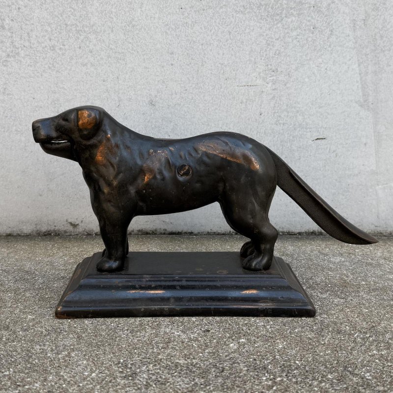 画像5: VINTAGE ANTIQUE JAPANNED NUTCRACKER CROWES IRON WORKS DOG ヴィンテージ アンティーク ジャパンド ジャパンフィニッシュ くるみ割り ナッツクラッカー 犬 / コレクタブル ディスプレイ オブジェ キャストアイアン 鋳物 置物 動物 雑貨 アメリカ