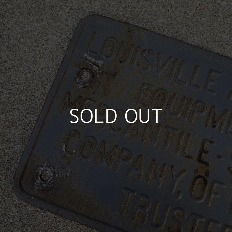 画像4: VINTAGE ANTIQUE RAILROAD SIGNBOARD ヴィンテージ アンティーク レイルロード 鉄道 サインボード 看板 プレート / ウォールインテリア ガレージ アドバタイジング コレクタブル 店舗什器 アメリカ