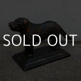 VINTAGE ANTIQUE JAPANNED NUTCRACKER CROWES IRON WORKS DOG ヴィンテージ アンティーク ジャパンド ジャパンフィニッシュ くるみ割り ナッツクラッカー 犬 / コレクタブル ディスプレイ オブジェ キャストアイアン 鋳物 置物 動物 雑貨 アメリカ