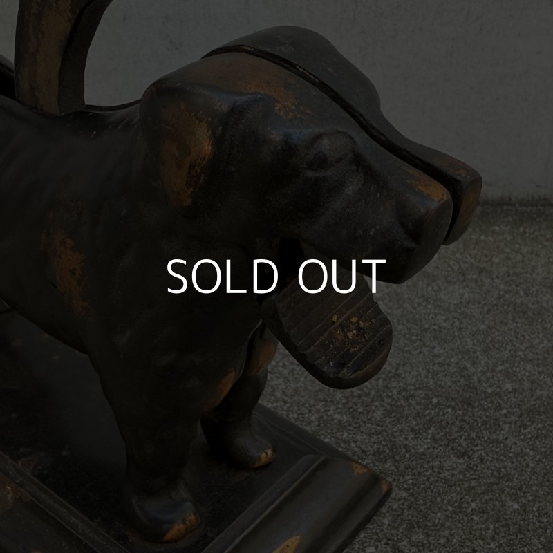 画像9: VINTAGE ANTIQUE JAPANNED NUTCRACKER CROWES IRON WORKS DOG ヴィンテージ アンティーク ジャパンド ジャパンフィニッシュ くるみ割り ナッツクラッカー 犬 / コレクタブル ディスプレイ オブジェ キャストアイアン 鋳物 置物 動物 雑貨 アメリカ