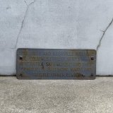 VINTAGE ANTIQUE RAILROAD SIGNBOARD ヴィンテージ アンティーク レイルロード 鉄道 サインボード 看板 プレート / ウォールインテリア ガレージ アドバタイジング コレクタブル 店舗什器 アメリカ