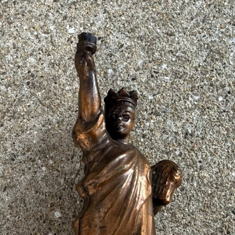 画像6: VINTAGE ANTIQUE STATUE OF LIBERTY THERMOMETER ヴィンテージ アンティーク 自由の女神 温度計 / コレクタブル オブジェ インテリア ディスプレイ 置物 雑貨 アメリカ