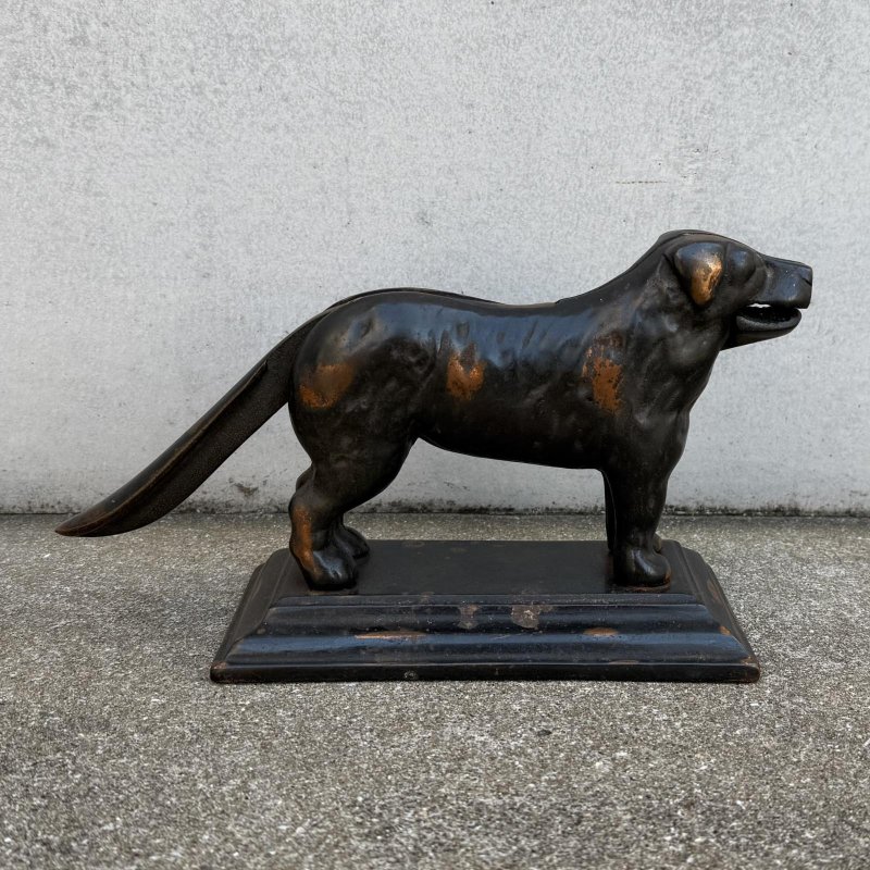 画像4: VINTAGE ANTIQUE JAPANNED NUTCRACKER CROWES IRON WORKS DOG ヴィンテージ アンティーク ジャパンド ジャパンフィニッシュ くるみ割り ナッツクラッカー 犬 / コレクタブル ディスプレイ オブジェ キャストアイアン 鋳物 置物 動物 雑貨 アメリカ