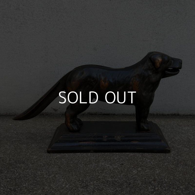 画像4: VINTAGE ANTIQUE JAPANNED NUTCRACKER CROWES IRON WORKS DOG ヴィンテージ アンティーク ジャパンド ジャパンフィニッシュ くるみ割り ナッツクラッカー 犬 / コレクタブル ディスプレイ オブジェ キャストアイアン 鋳物 置物 動物 雑貨 アメリカ