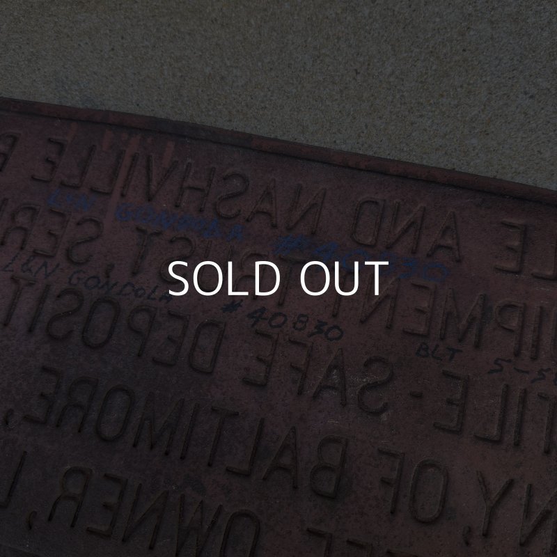 画像6: VINTAGE ANTIQUE RAILROAD SIGNBOARD ヴィンテージ アンティーク レイルロード 鉄道 サインボード 看板 プレート / ウォールインテリア ガレージ アドバタイジング コレクタブル 店舗什器 アメリカ