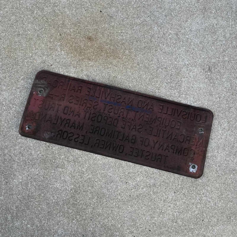 画像2: VINTAGE ANTIQUE RAILROAD SIGNBOARD ヴィンテージ アンティーク レイルロード 鉄道 サインボード 看板 プレート / ウォールインテリア ガレージ アドバタイジング コレクタブル 店舗什器 アメリカ