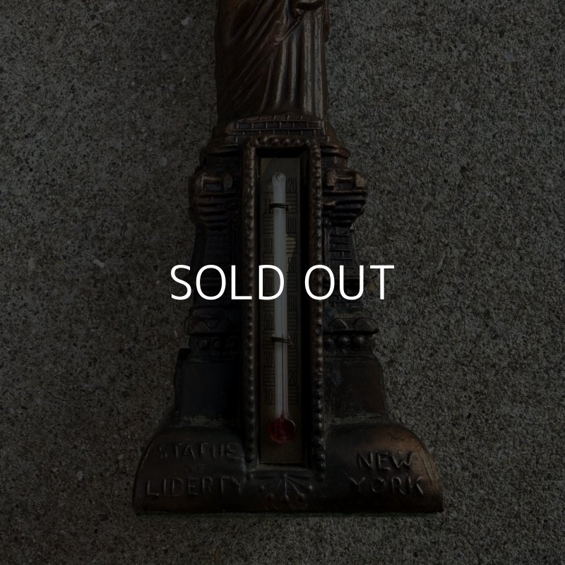 画像7: VINTAGE ANTIQUE STATUE OF LIBERTY THERMOMETER ヴィンテージ アンティーク 自由の女神 温度計 / コレクタブル オブジェ インテリア ディスプレイ 置物 雑貨 アメリカ