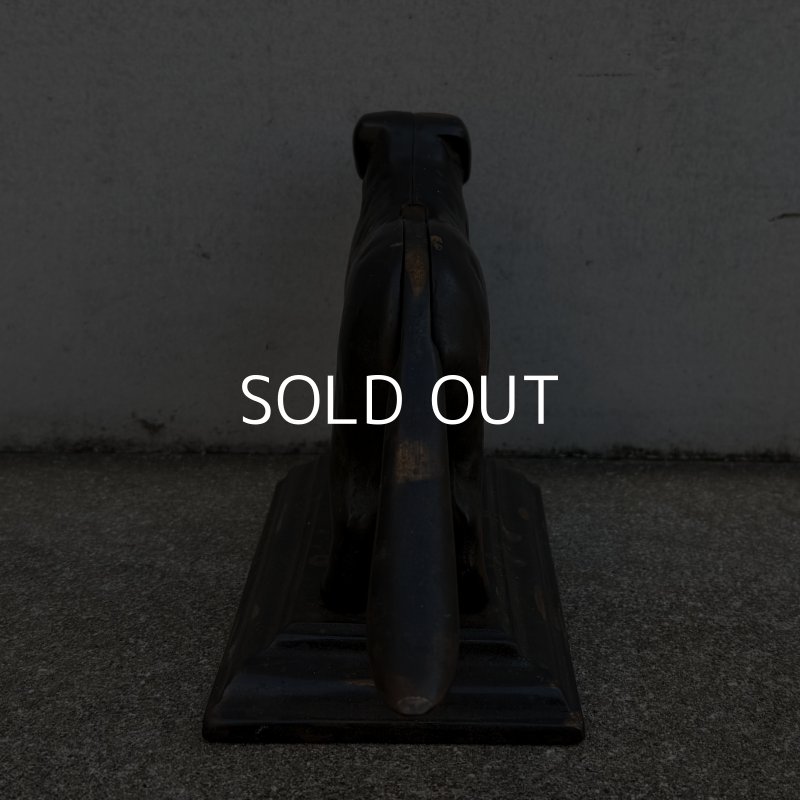 画像3: VINTAGE ANTIQUE JAPANNED NUTCRACKER CROWES IRON WORKS DOG ヴィンテージ アンティーク ジャパンド ジャパンフィニッシュ くるみ割り ナッツクラッカー 犬 / コレクタブル ディスプレイ オブジェ キャストアイアン 鋳物 置物 動物 雑貨 アメリカ