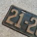 画像4: VINTAGE ANTIQUE LICENSE PLATE ヴィンテージ アンティーク ナンバープレート ライセンスプレート / インダストリアル モーター系 ガレージ ディスプレイ 車 1923年 イリノイ アメリカ (4)
