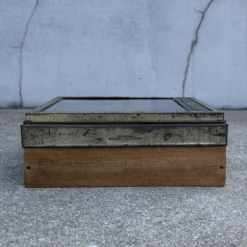 画像5: VINTAGE ANTIQUE JOHNSTON BISCUIT SHOWCASE ヴィンテージ アンティーク ショーケース ビスケット / ディスプレイ ケース 箱 陳列 小物入れ 店舗什器 アメリカ