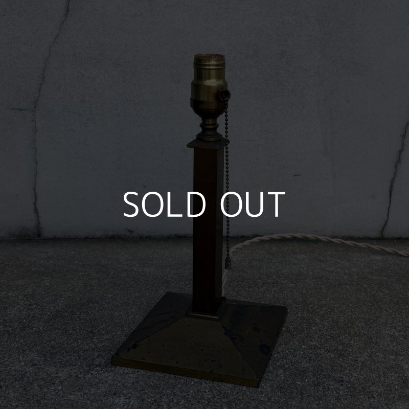 画像1: VINTAGE ANTIQUE DESKLAMP B&H ヴィンテージ アンティーク デスクランプ スタンドライト 卓上ライト 照明 / テーブルランプ コレクタブル インテリア 真鍮 E26 店舗什器 アメリカ