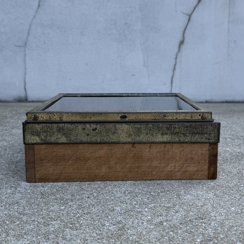 画像4: VINTAGE ANTIQUE JOHNSTON BISCUIT SHOWCASE ヴィンテージ アンティーク ショーケース ビスケット / ディスプレイ ケース 箱 陳列 小物入れ 店舗什器 アメリカ