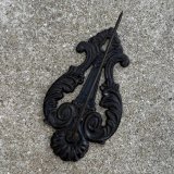 VINTAGE ANTIQUE WALL MOUNTED RECEIPT SPIKE HOOK ヴィンテージ アンティーク レシートスパイク フック 伝票差し / ウォールインテリア キャストアイアン 壁付け 黒色 店舗備品 アメリカ