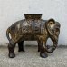 画像4: VINTAGE ANTIQUE AC WILLIAMS ELEPHANT PIGGY BANK ヴィンテージ アンティーク 象 コインバンク マネーバンク 貯金箱  / コレクタブル オブジェ インテリア ディスプレイ キャストアイアン 動物 置物 雑貨 アメリカ (4)