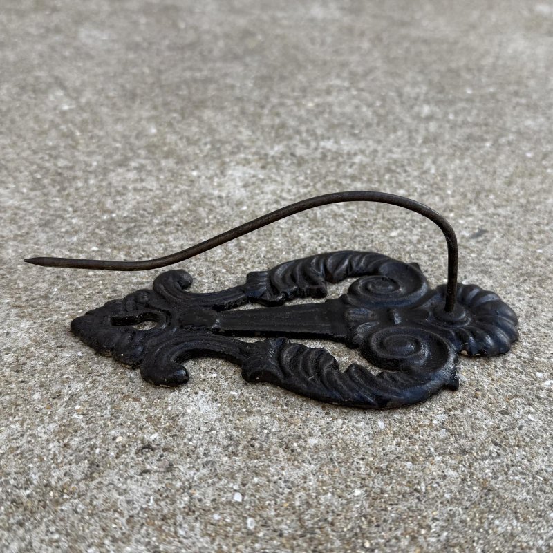画像4: VINTAGE ANTIQUE WALL MOUNTED RECEIPT SPIKE HOOK ヴィンテージ アンティーク レシートスパイク フック 伝票差し / ウォールインテリア キャストアイアン 壁付け 黒色 店舗備品 アメリカ