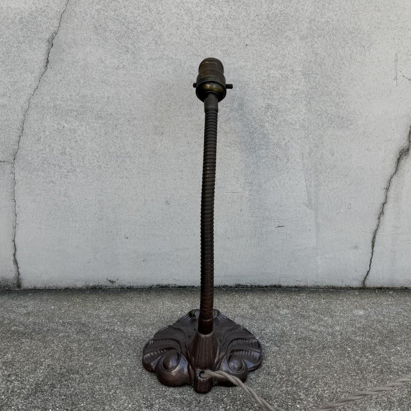 画像2: VINTAGE ANTIQUE DESKLAMP ALADDIN ヴィンテージ アンティーク デスクランプ スタンドライト 卓上ライト テーブルランプ 照明 / グースネック アイアン E26 店舗什器 アメリカ