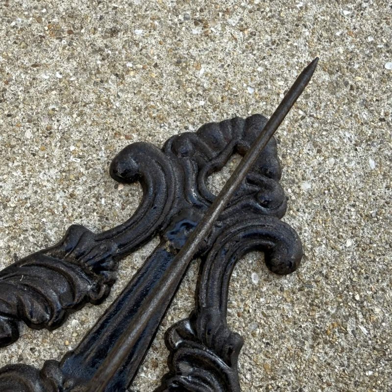 画像5: VINTAGE ANTIQUE WALL MOUNTED RECEIPT SPIKE HOOK ヴィンテージ アンティーク レシートスパイク フック 伝票差し / ウォールインテリア キャストアイアン 壁付け 黒色 店舗備品 アメリカ