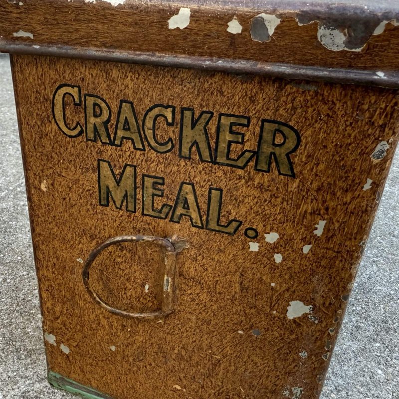 画像10: VINTAGE ANTIQUE CRACKER MEAL TIN CAN ヴィンテージ アンティーク  缶 ボックス 箱 / コレクタブル ケース アドバタイジング オブジェ ディスプレイ ブリキ クラッカー お菓子 企業物 アメリカ