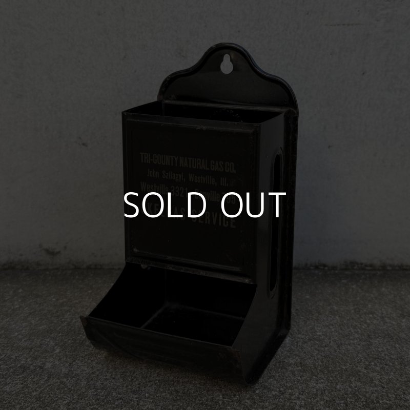 画像1: VINTAGE ANTIQUE  MATCH HOLDER ヴィンテージ アンティーク マッチ箱ホルダー ボックス / コレクタブル ケース アドバタイジング ディスプレイ ウォールインテリア 企業物 喫煙具 アメリカ