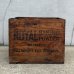 画像3: VINTAGE ANTIQUE WOOD CRATE WOODEN BOX ROYAL BAKING POWDER CO ヴィンテージ アンティーク ウッドボックス 木箱 / コレクタブル 収納 ケース アドバタイジング 企業物 店舗什器 アメリカ  (3)