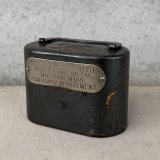 VINTAGE ANTIQUE COIN BANK JAPANNED CO BURNS ヴィンテージ アンティーク コインバンク マネーバンク 貯金箱 ジャパンド ジャパンフィニッシュ / コレクタブル オブジェ インテリア ノベルティー 銀行 アメリカ USA (6)