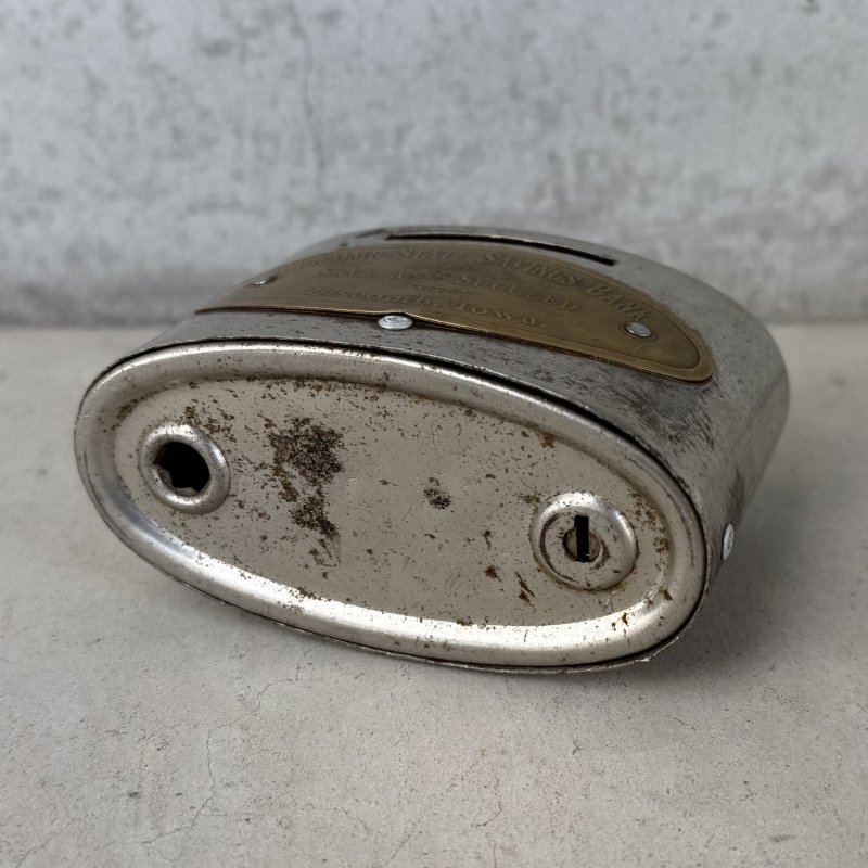 画像7: VINTAGE ANTIQUE COIN BANK PIGGY BANK ヴィンテージ アンティーク コインバンク マネーバンク 貯金箱 / コレクタブル オブジェ インテリア ノベルティー 銀行 アメリカ USA 