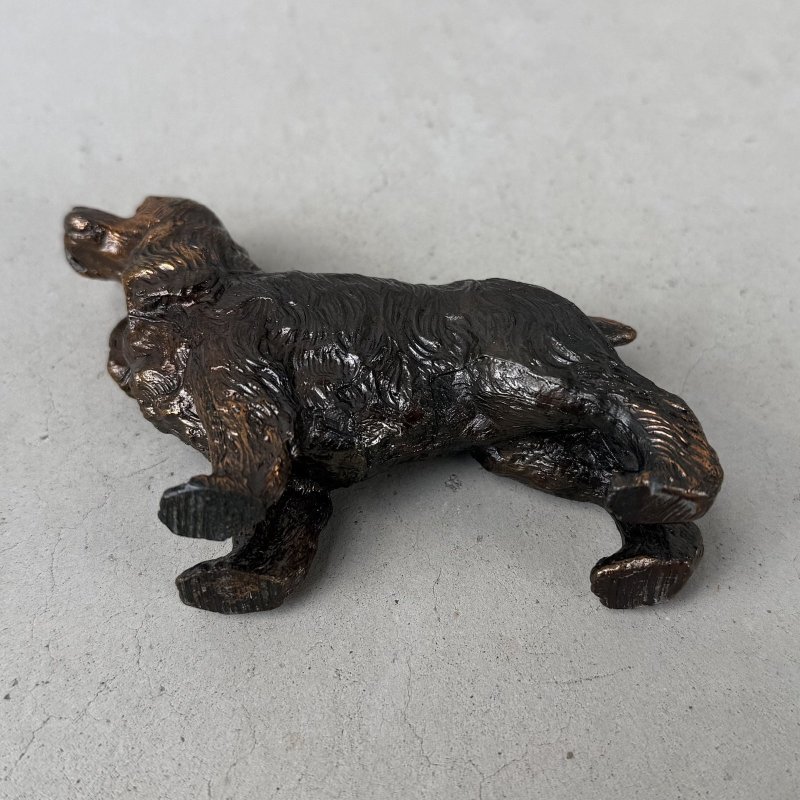 画像7: VINTAGE ANTIQUE DOG ヴィンテージ アンティーク コッカースパニエル 犬 / コレクタブル オブジェ インテリア ディスプレイ キャストアイアン ペーパーウェイト 置物 アメリカ