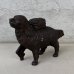 画像1: VINTAGE ANTIQUE A.C.WILLIAMS PIGGY BANK ST BERNARD RESCUE DOG ヴィンテージ アンティーク コインバンク 貯金箱 セントバーナード 犬 / コレクタブル オブジェ キャストアイアン 救助犬 置物 雑貨 鋳物 アメリカ (1)