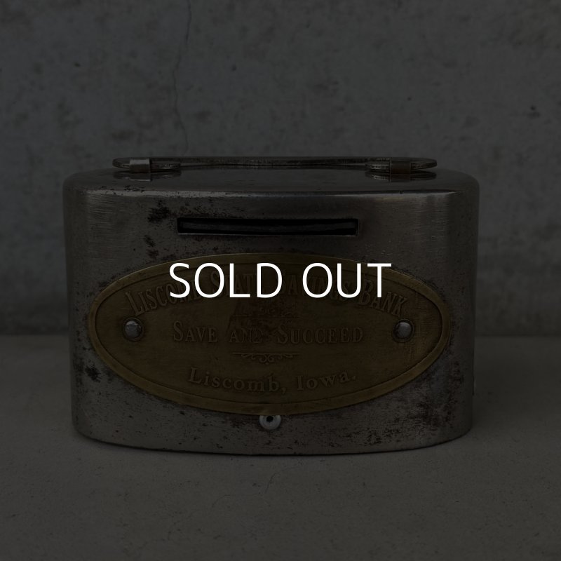 画像2: VINTAGE ANTIQUE COIN BANK PIGGY BANK ヴィンテージ アンティーク コインバンク マネーバンク 貯金箱 / コレクタブル オブジェ インテリア ノベルティー 銀行 アメリカ USA 