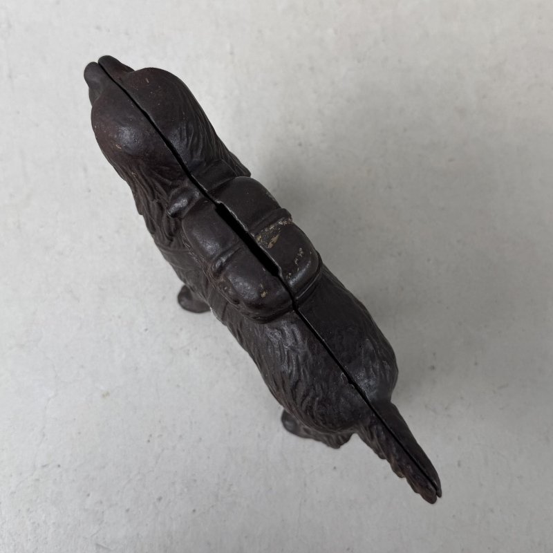 画像6: VINTAGE ANTIQUE A.C.WILLIAMS PIGGY BANK ST BERNARD RESCUE DOG ヴィンテージ アンティーク コインバンク 貯金箱 セントバーナード 犬 / コレクタブル オブジェ キャストアイアン 救助犬 置物 雑貨 鋳物 アメリカ