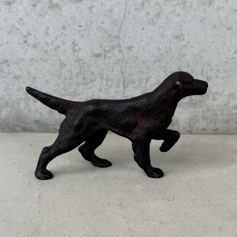 画像4: VINTAGE ANTIQUE POINTER ヴィンテージ アンティーク ポインター 犬 / コレクタブル オブジェ インテリア ディスプレイ キャストアイアン 動物 置物 雑貨 アメリカ