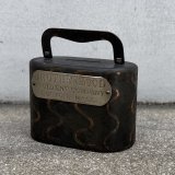 VINTAGE ANTIQUE COIN BANK JAPANNED BURNS ヴィンテージ アンティーク コインバンク マネーバンク 貯金箱 ジャパンド ジャパンフィニッシュ / コレクタブル オブジェ インテリア ノベルティー 銀行 アメリカ USA (8)