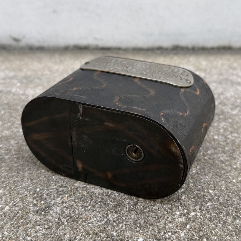 画像7: VINTAGE ANTIQUE COIN BANK JAPANNED BURNS ヴィンテージ アンティーク コインバンク マネーバンク 貯金箱 ジャパンド ジャパンフィニッシュ / コレクタブル オブジェ インテリア ノベルティー 銀行 アメリカ USA (8)