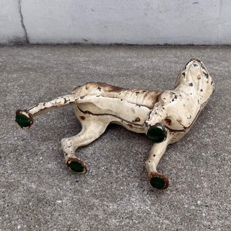 画像6: VINTAGE ANTIQUE BOSTON TERRIER DOOR STOPPER DOG ヴィンテージ アンティーク ボストンテリア ドアストッパー / コレクタブル オブジェ キャストアイアン 鋳物 置物 犬 店舗什器 アメリカ (5)