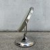 画像4: VINTAGE ANTIQUE STAND MIRROR NICKEL ヴィンテージ アンティーク スタンドミラー 鏡 / 卓上ミラー シェービングミラー ニッケル ラウンド インテリア  化粧 店舗什器 アメリカ USA (6) (4)