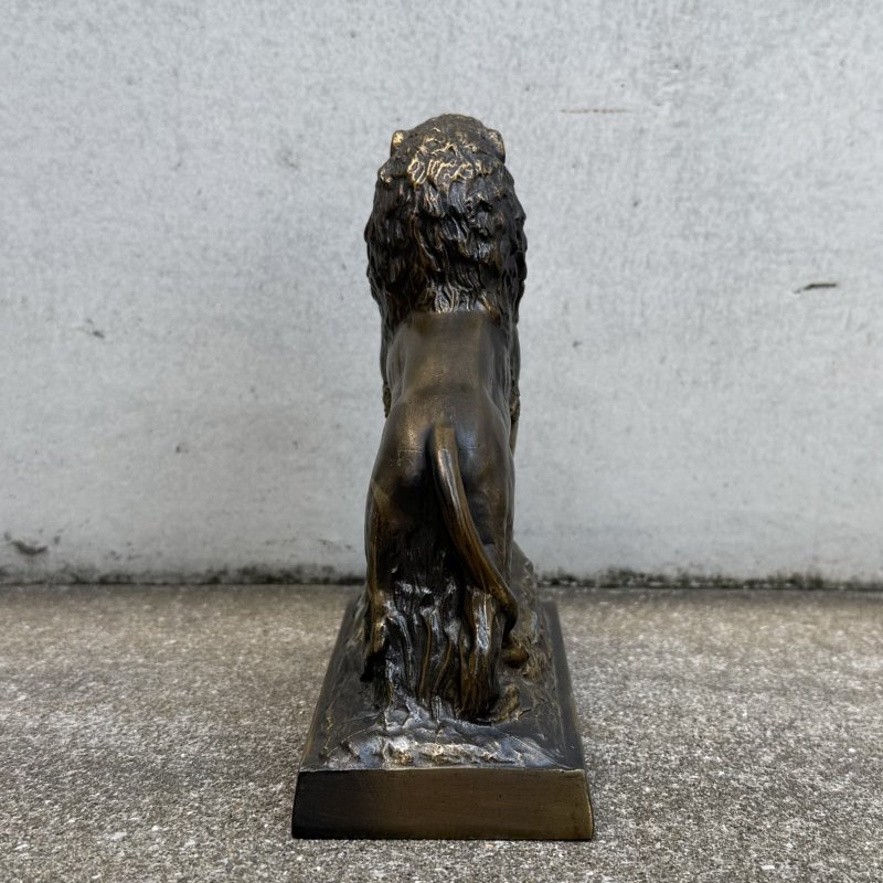 画像4: VINTAGE ANTIQUE COINBANK LION ヴィンテージ アンティーク コインバンク 貯金箱 ライオン / コレクタブル オブジェ インテリア ノベルティー 銀行 動物 置物 アメリカ (2)