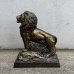 画像1: VINTAGE ANTIQUE COINBANK LION ヴィンテージ アンティーク コインバンク 貯金箱 ライオン / コレクタブル オブジェ インテリア ノベルティー 銀行 動物 置物 アメリカ (2) (1)