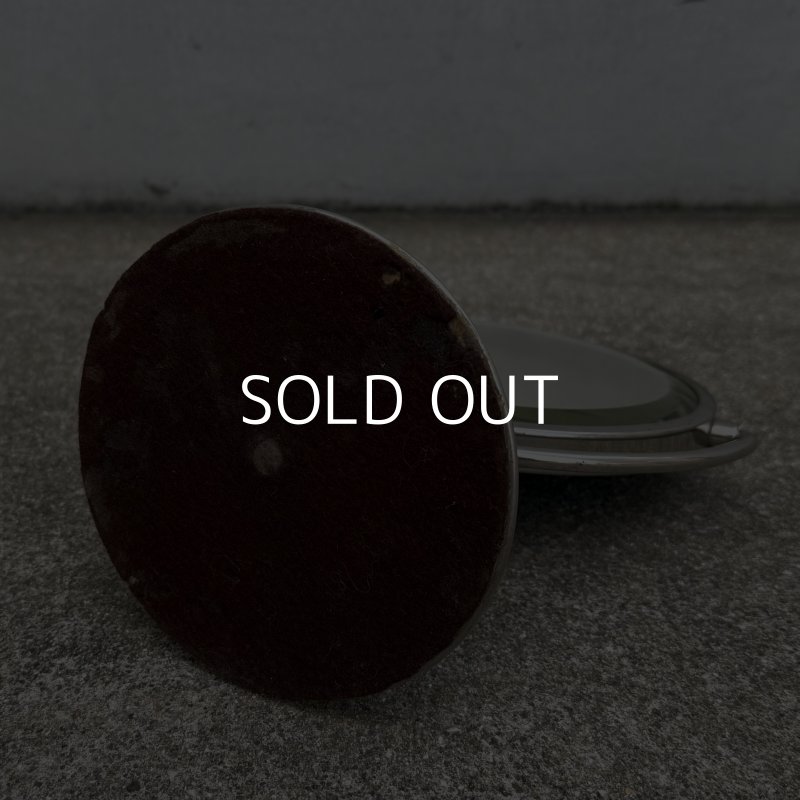 画像6: VINTAGE ANTIQUE STAND MIRROR NICKEL ヴィンテージ アンティーク スタンドミラー 鏡 / 卓上ミラー シェービングミラー ニッケル ラウンド インテリア  化粧 店舗什器 アメリカ USA (6)